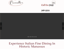 Tablet Screenshot of carmellos.com